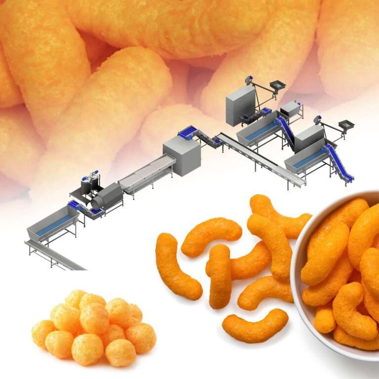 خط تولید پفک نمکی