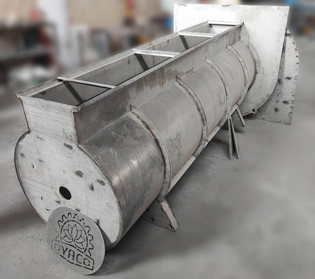 دستگاه بلانچر فرنچ فرایز در حال ساخت در شرکت دیاکو صنعت